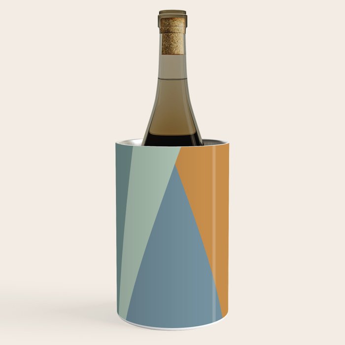 Geometric Triangles XIII Retro Summer Wine Chiller Gallery Image 2