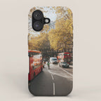 London Red Buses - Photography iPhone Case Gallery Image 1