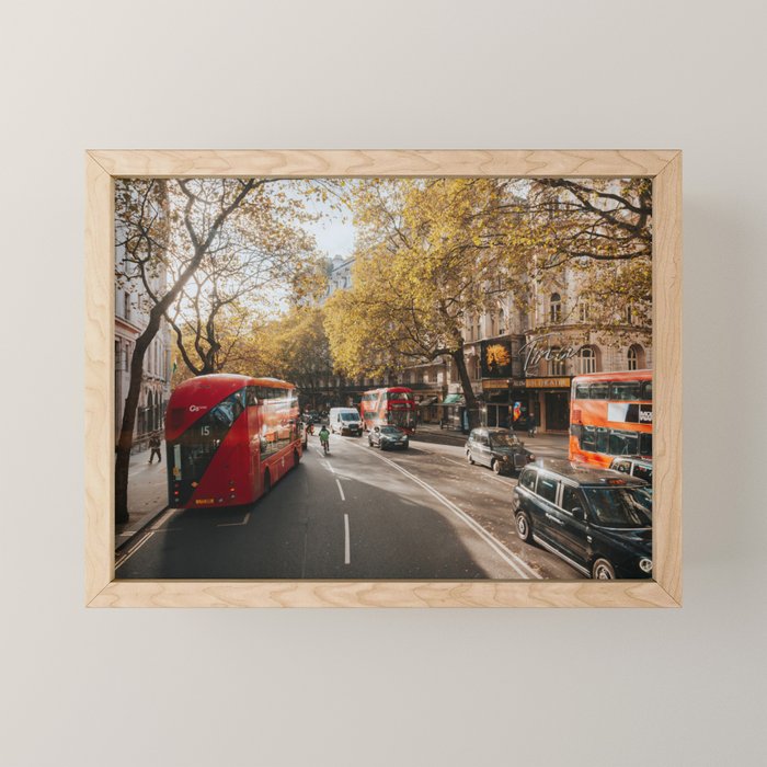 London Red Buses - Photography Mini Art Print Gallery Image 1