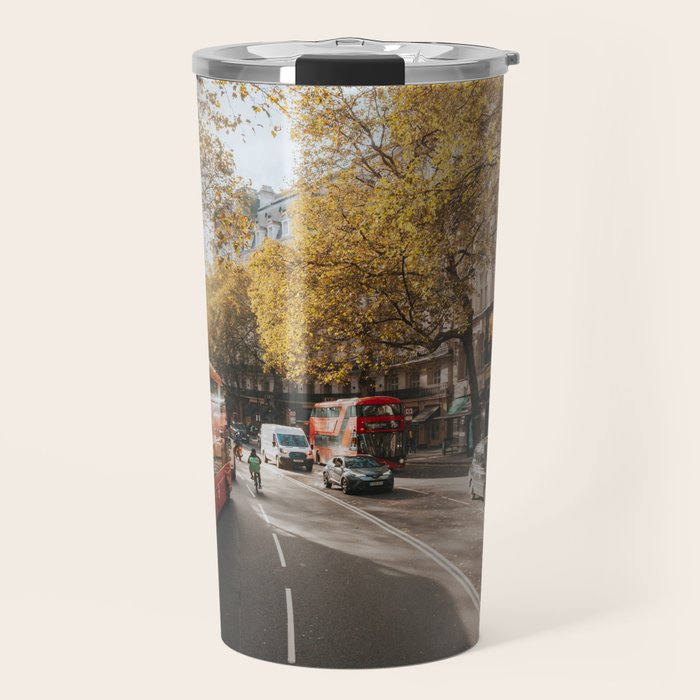 London Red Buses - Photography Travel Mug Gallery Image 1