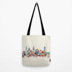 Montreal Quebec skyline Tote Bag Gallery Image 2