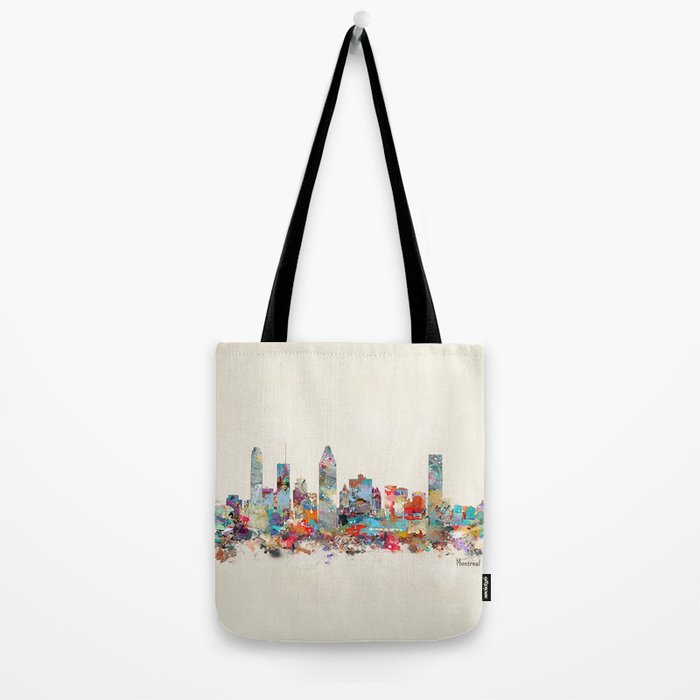 Montreal Quebec skyline Tote Bag Gallery Image 2