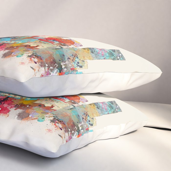 Montreal Quebec skyline Pillow Sham Gallery Image 3