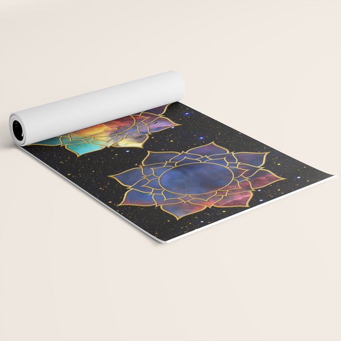 Lagoon Nebula Yoga Mat Gallery Image 2