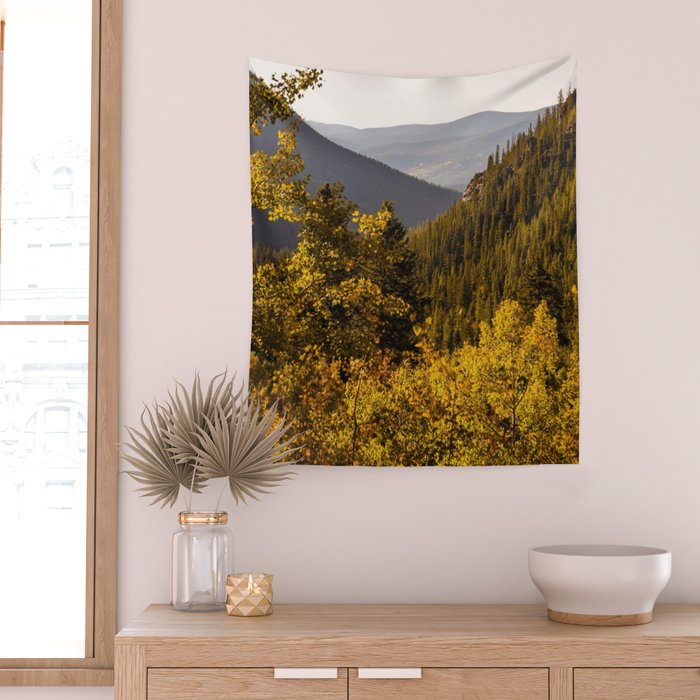 Colorado Valley View Wall Tapestry Gallery Image 2