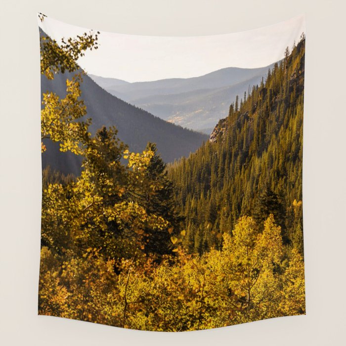 Colorado Valley View Wall Tapestry Gallery Image 1