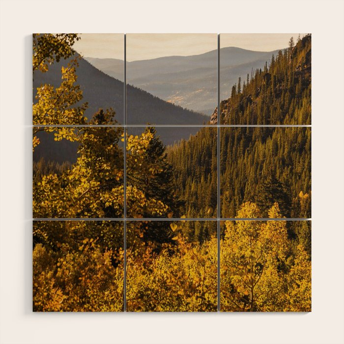 Colorado Valley View Wood Wall Art Gallery Image 1