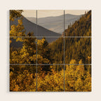 Colorado Valley View Wood Wall Art Gallery Image 1