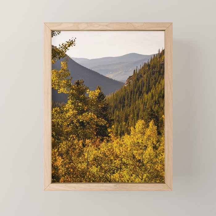 Colorado Valley View Mini Art Print Gallery Image 1