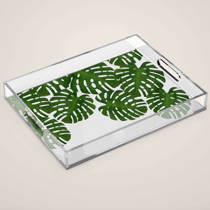Monstera Leaf I Acrylic Tray Gallery Image 1
