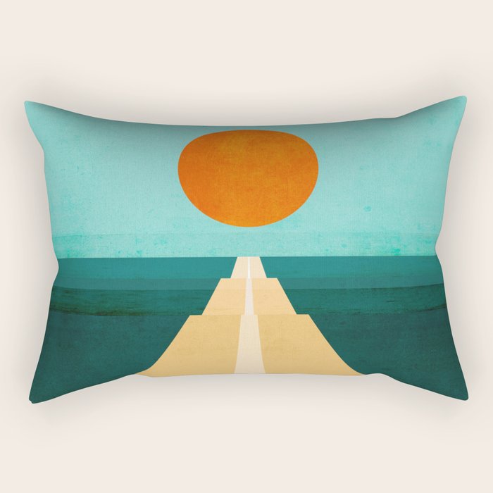 The Road Less Traveled Rectangular Pillow Gallery Image 2