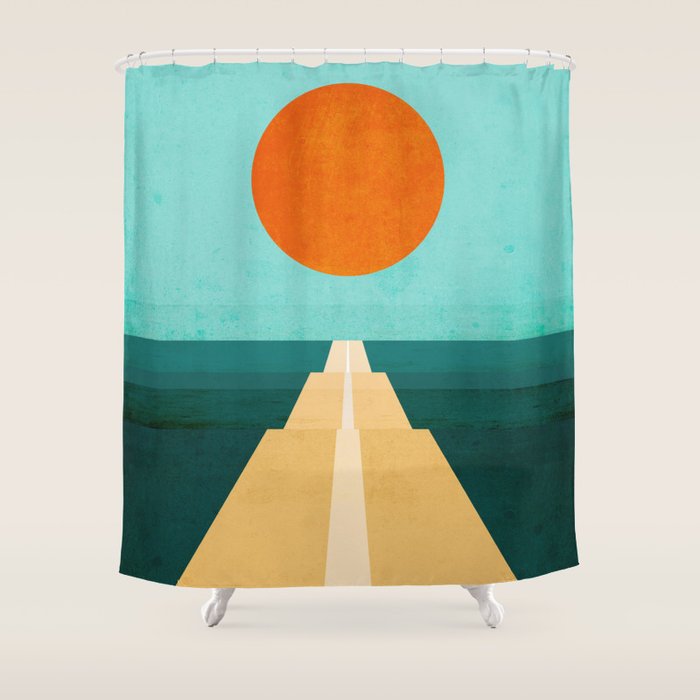 The Road Less Traveled Shower Curtain Gallery Image 1