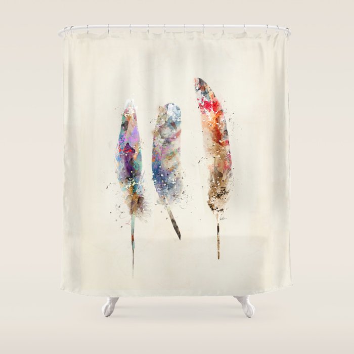 feathers Shower Curtain Gallery Image 1