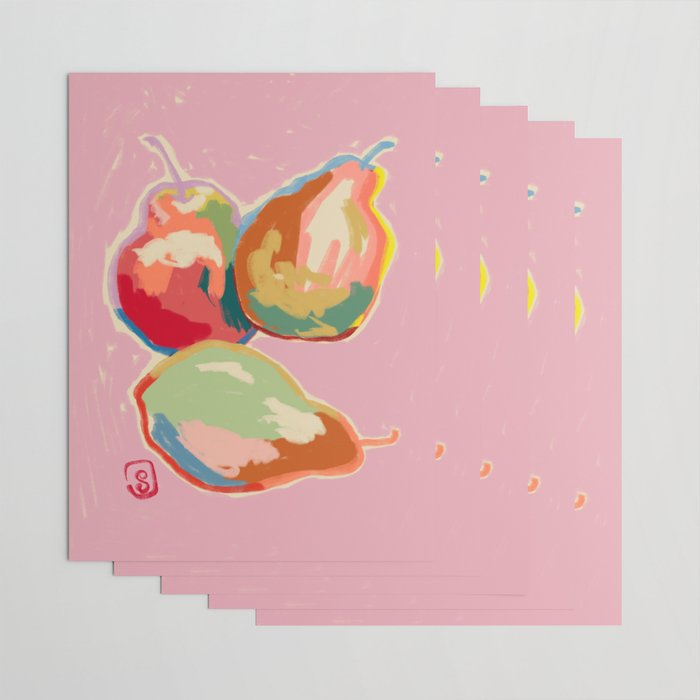 PERFECT PEARS Wrapping Paper Gallery Image 3