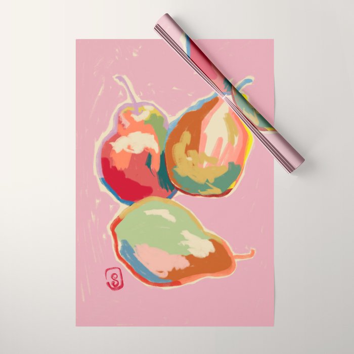 PERFECT PEARS Wrapping Paper Gallery Image 1