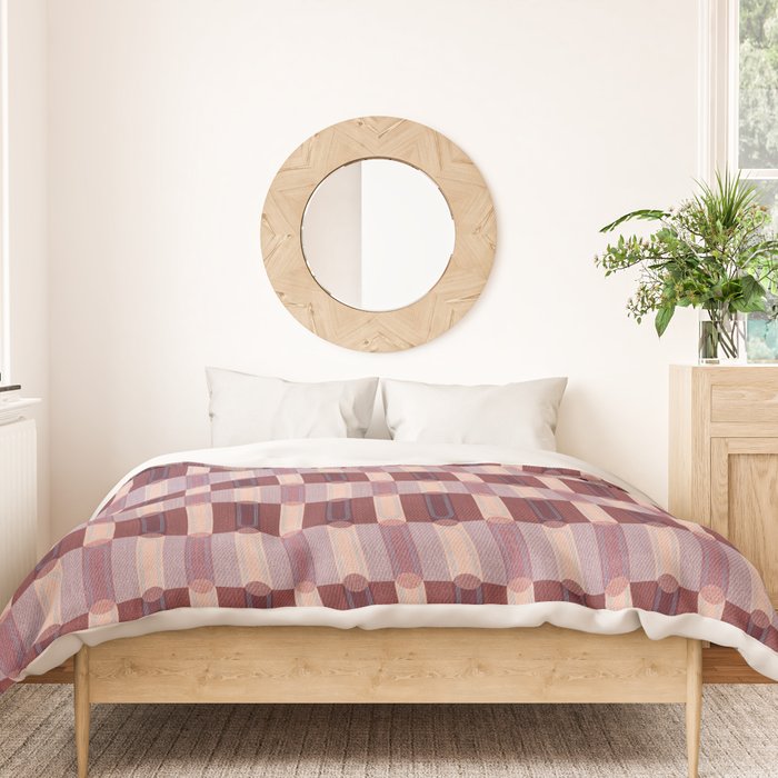 Rounded Stripe Block Duvet Cover Gallery Image 3