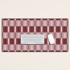 Rounded Stripe Block Desk Mat Gallery Image 1