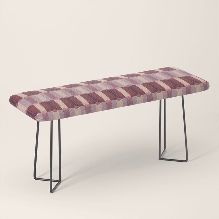 Rounded Stripe Block Bench Gallery Image 1