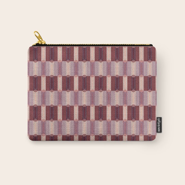 Rounded Stripe Block Carry All Pouch Gallery Image 1