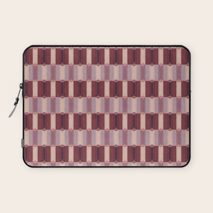 Rounded Stripe Block Laptop Sleeve Gallery Image 1