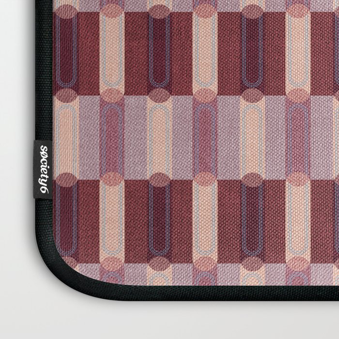 Rounded Stripe Block Laptop Sleeve Gallery Image 3