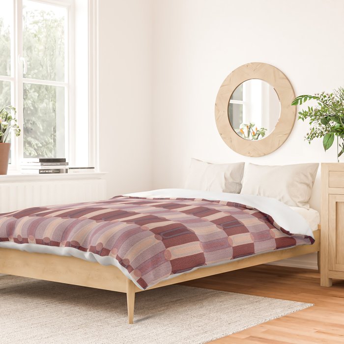 Rounded Stripe Block Duvet Cover Gallery Image 2