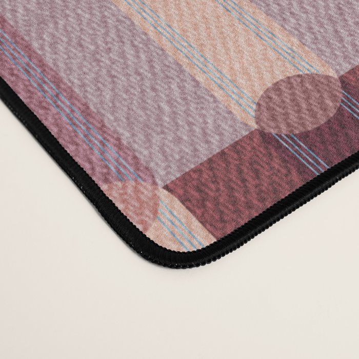 Rounded Stripe Block Desk Mat Gallery Image 4