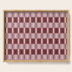 Rounded Stripe Block Serving Tray Gallery Image 1