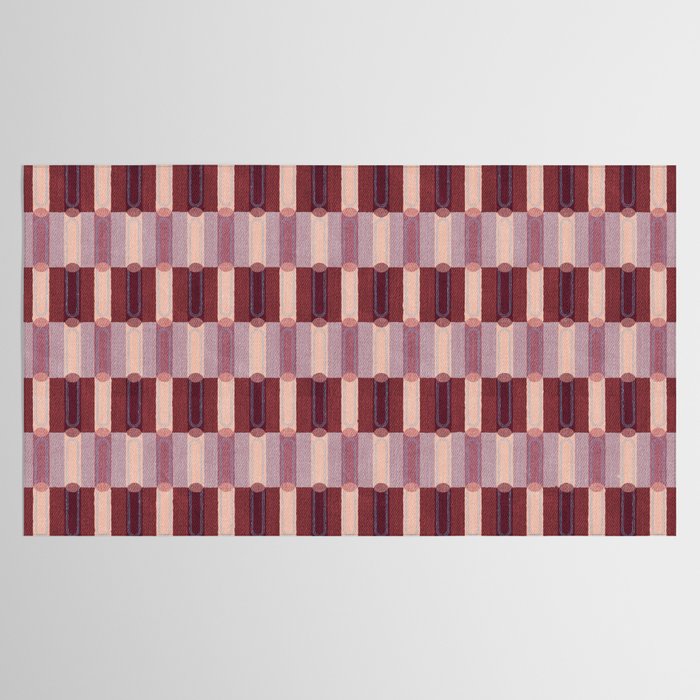 Rounded Stripe Block Tablecloth Gallery Image 2