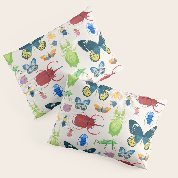 Interesting Insects Pillow Sham Gallery Image 1