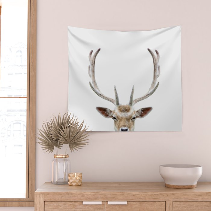 Deer Head Wall Tapestry Gallery Image 2