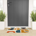 mid century shapes geometric abstract color 3 Welcome Mat Gallery Image 3