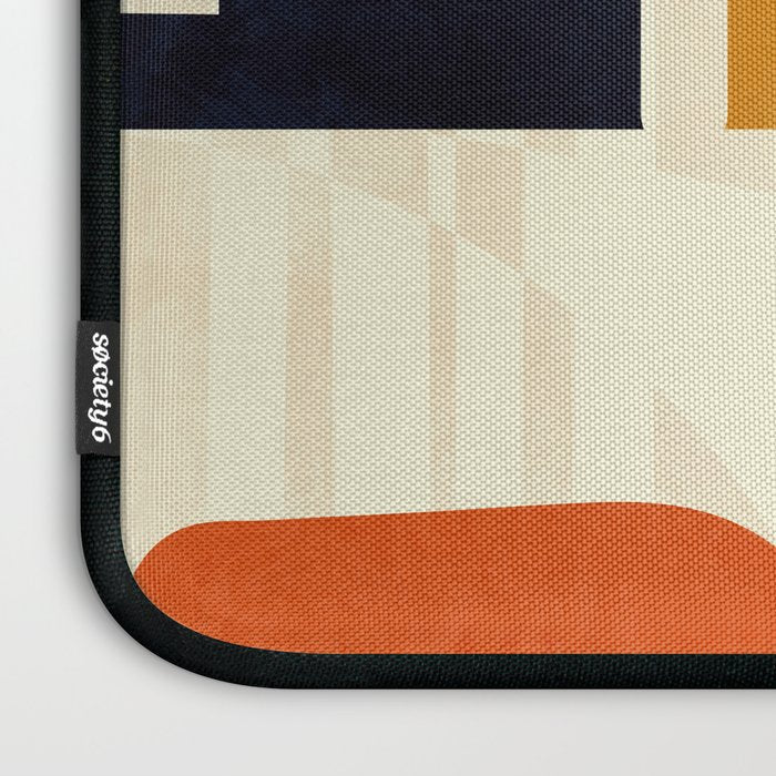 mid century shapes geometric abstract color 3 Laptop Sleeve Gallery Image 3