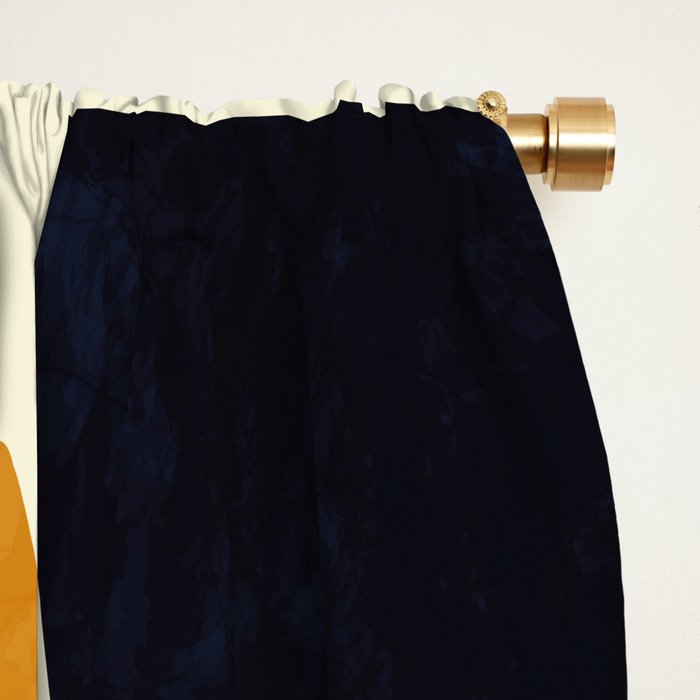 mid century shapes geometric abstract color 3 Window Curtain Gallery Image 2