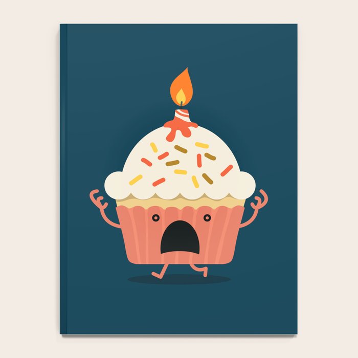 Cupcake on fire Notebook Gallery Image 4