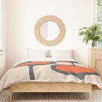 Mid-Century Modern Abstract Art 27 Duvet Cover Gallery Image 3