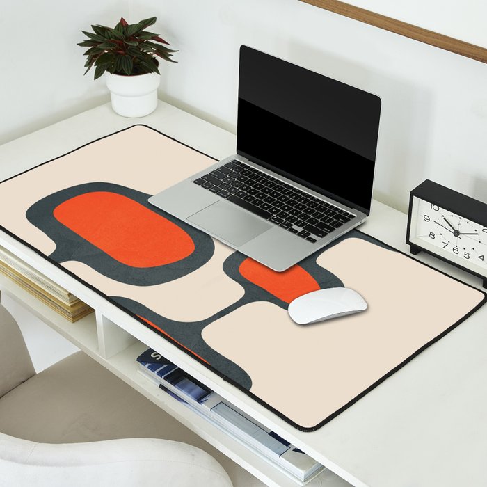 Mid-Century Modern Abstract Art 27 Desk Mat Gallery Image 2