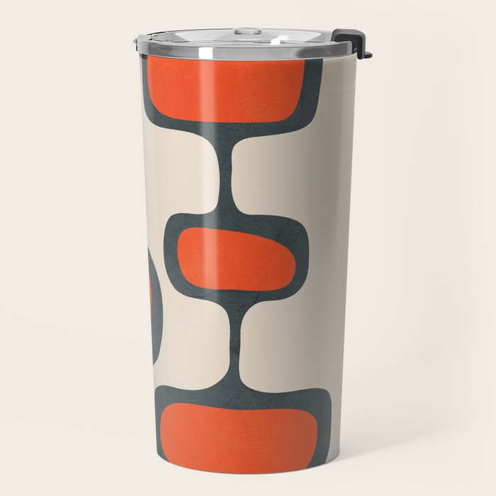Mid-Century Modern Abstract Art 27 Travel Mug Gallery Image 2