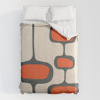 Mid-Century Modern Abstract Art 27 Comforter Gallery Image 6