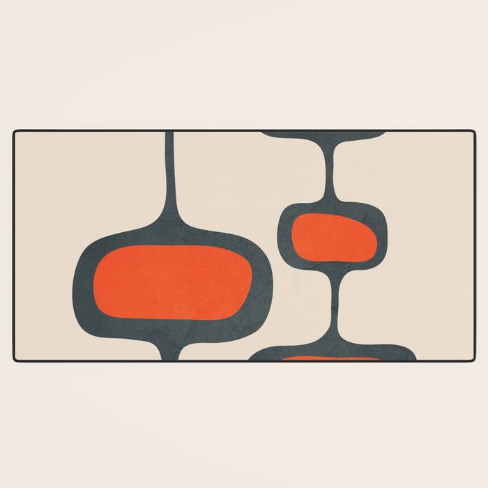 Mid-Century Modern Abstract Art 27 Desk Mat Gallery Image 3