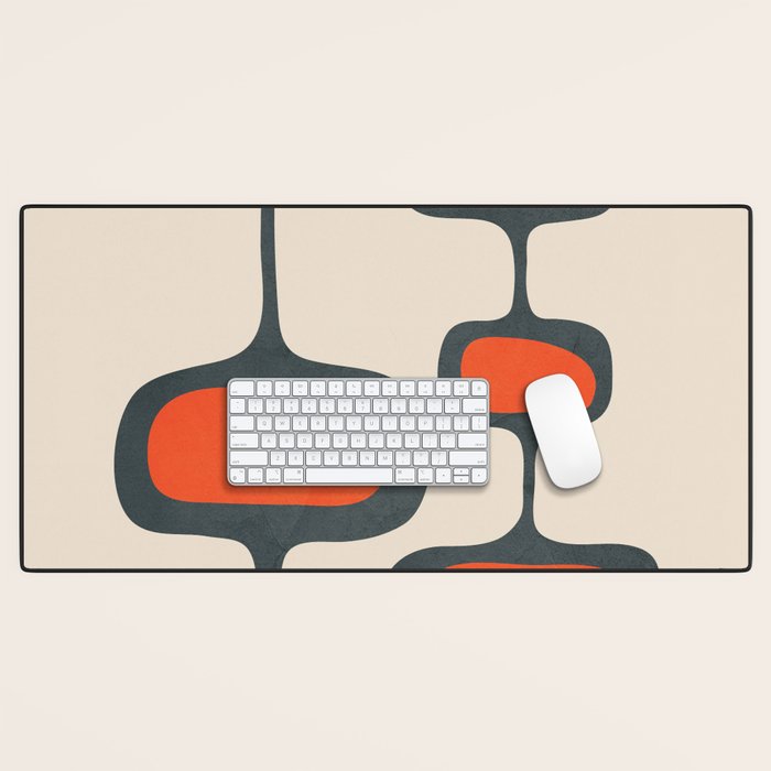 Mid-Century Modern Abstract Art 27 Desk Mat Gallery Image 1