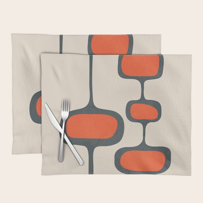 Mid-Century Modern Abstract Art 27 Placemat Gallery Image 1