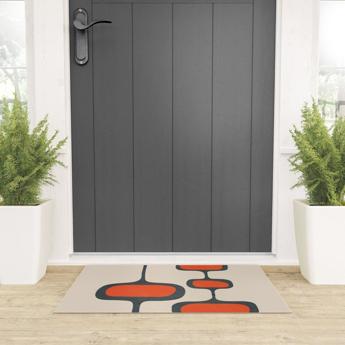 Mid-Century Modern Abstract Art 27 Welcome Mat Gallery Image 3