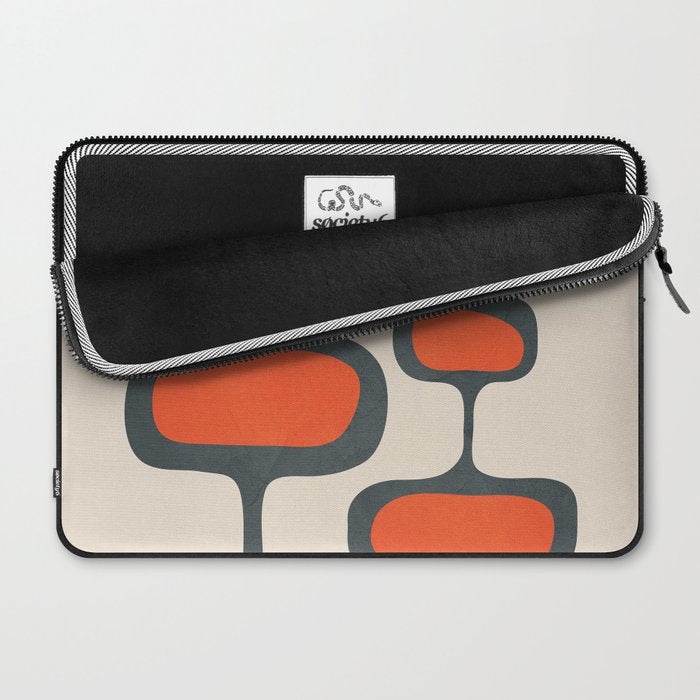 Mid-Century Modern Abstract Art 27 Laptop Sleeve Gallery Image 2