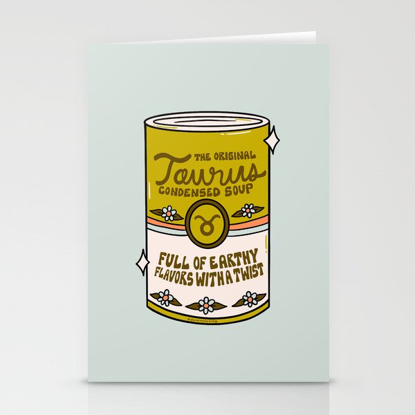 Taurus Soup Stationery Card Gallery Image 2
