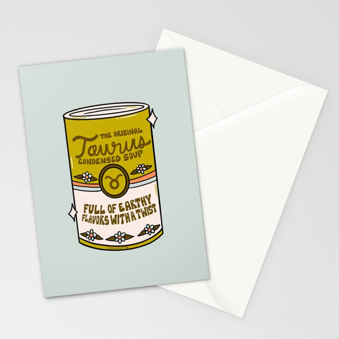 Taurus Soup Stationery Card Gallery Image 2