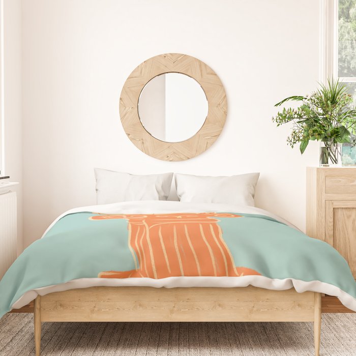 Head on pedestal Duvet Cover Gallery Image 3