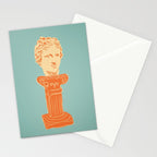Head on pedestal Stationery Card Gallery Image 2