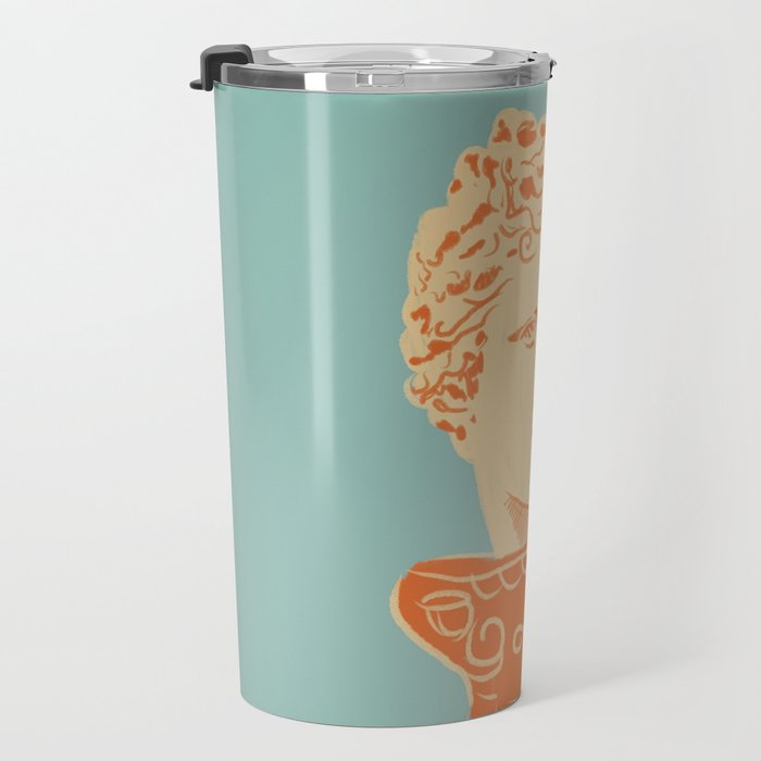 Head on pedestal Travel Mug Gallery Image 3