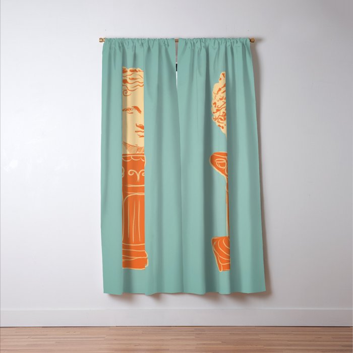 Head on pedestal Window Curtain Gallery Image 3